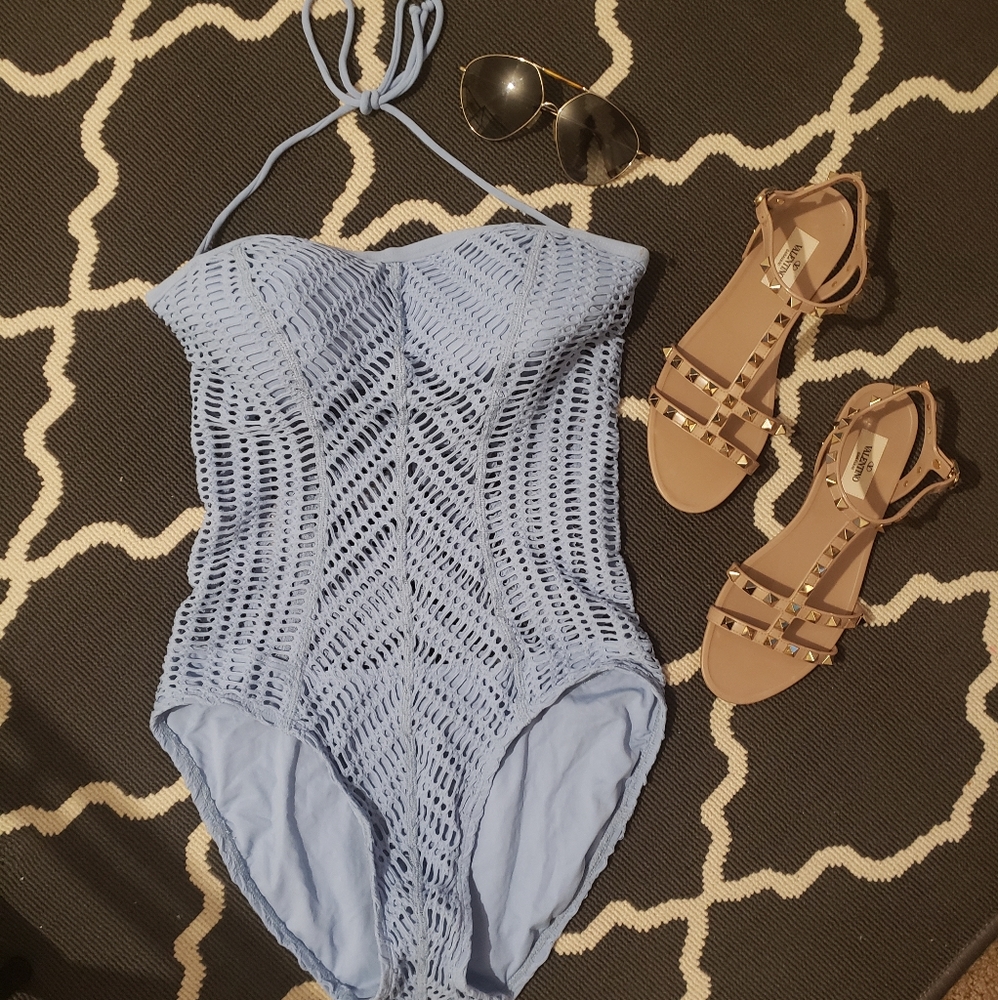 Robin Piccone Sophia Crochet Swimsuit